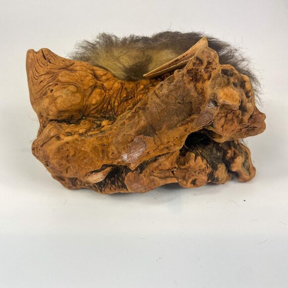 Vintage Wooly Whooos Shearling Owl Figurine By Sandy Finch - Picture 9 of 9